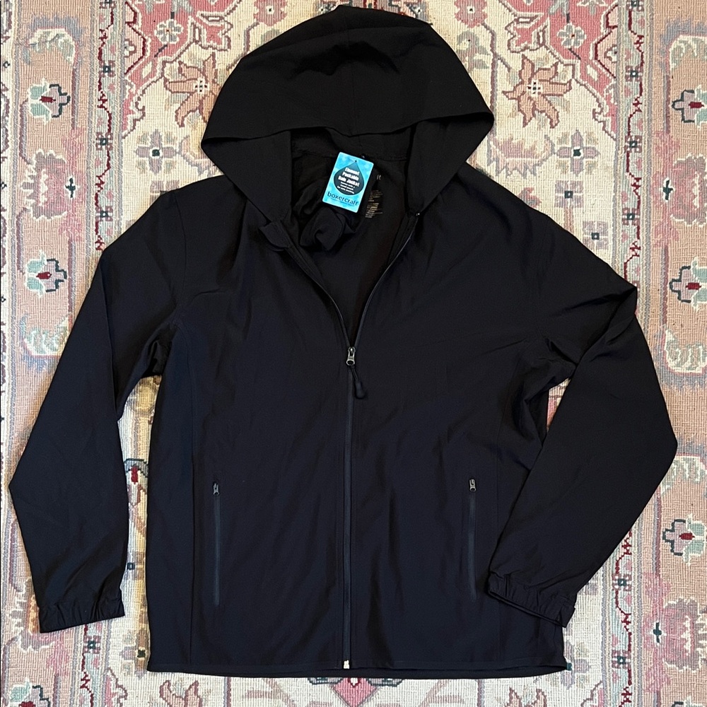 Boxercraft Men's Black Raincoat